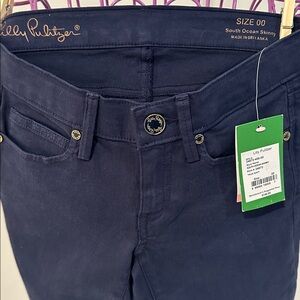 Lilly Pulitzer dark indigo jeans